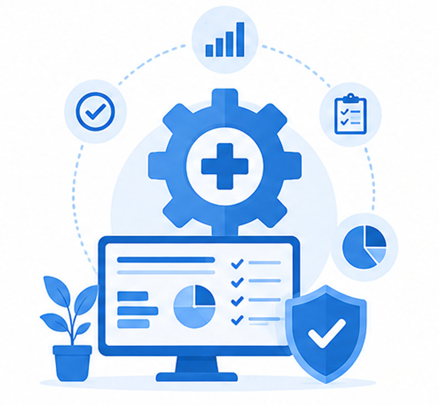 Corporate LMS Illustration